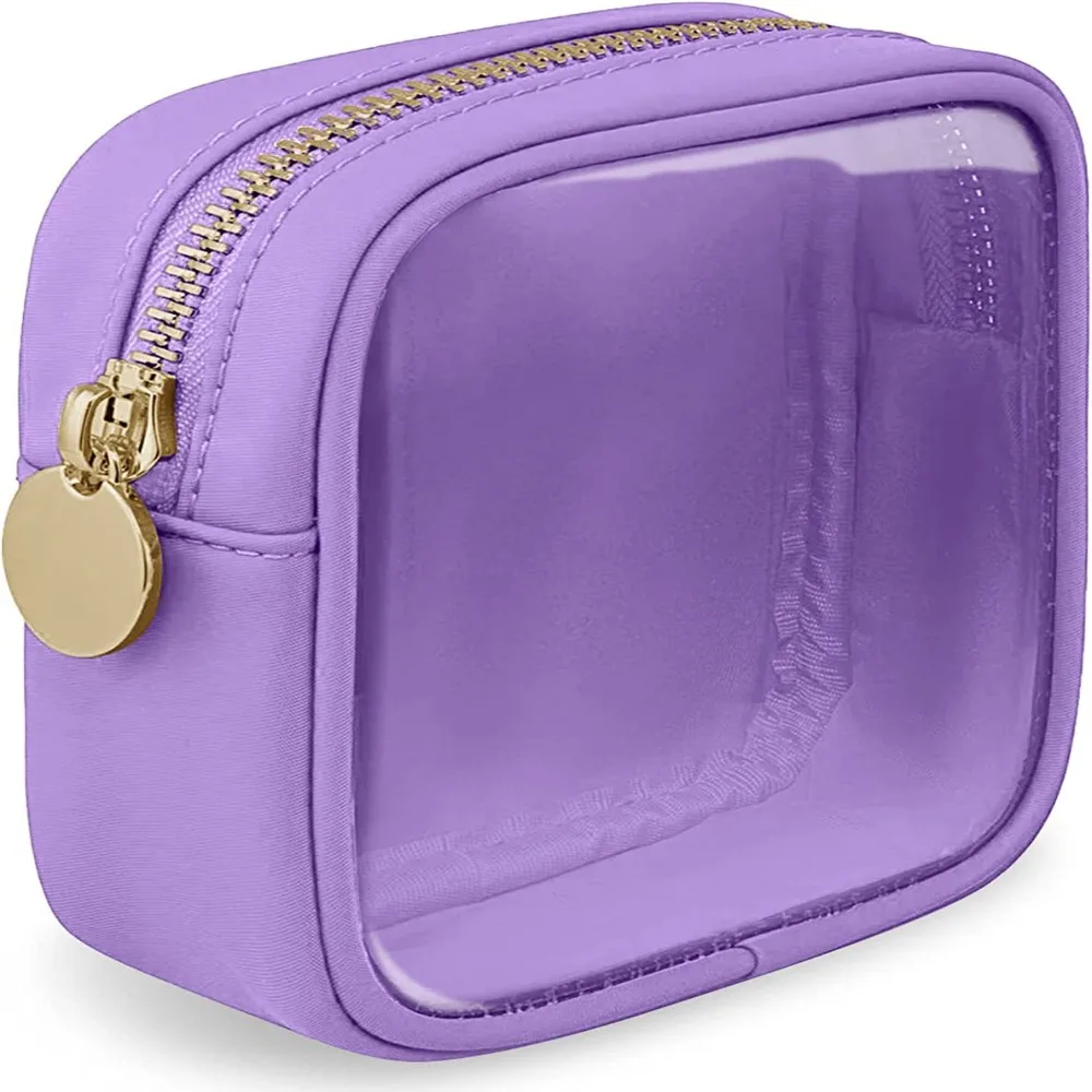 Mini borsa cosmetica in Pvc borse portaoggetti impermeabili multifunzione con cerniera piccola custodia cosmetica da donna