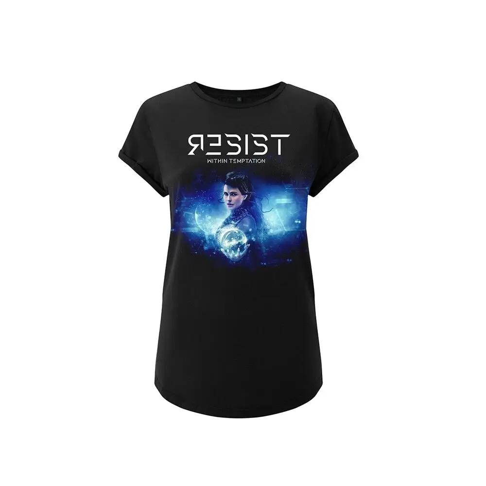 Within Temptation 'Resist Orb' Girlie T shirt - NEW