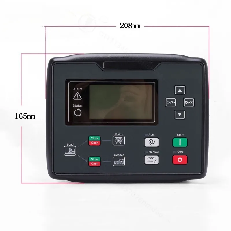 HGM6110N HGM6120N Generator Controller Auto Control Panel Spare Parts For Diesel Generator Set Maintenance
