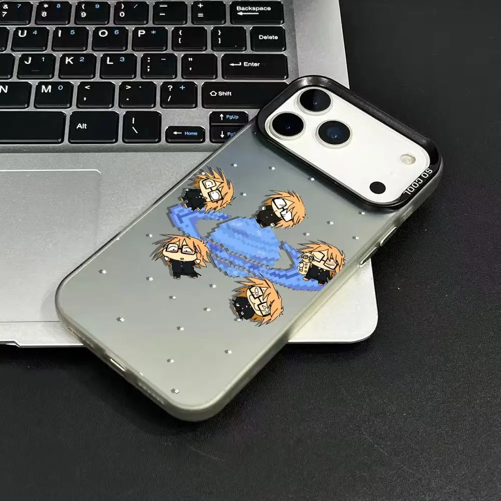 R-Randals F-Vrienden Telefoon Case Voor iPhone 17 16 15 14 13 12 11 Pro Max Air matte Laser Aurora Schokbestendig Funda