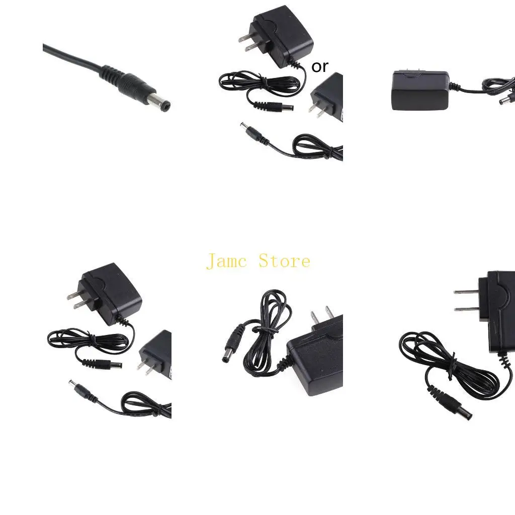 LX0B Converter Adapter for DC 9V 600mA 0.6A AC Wall Power Supply US Plug