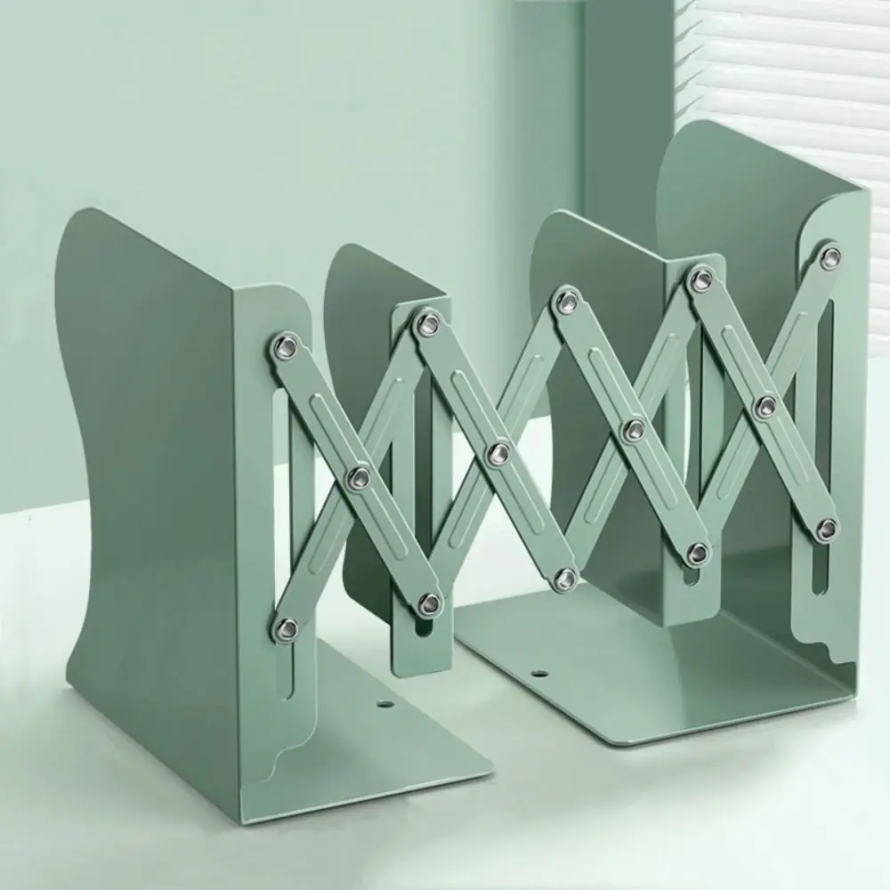 

New Retractable File Sorter Rack Metal Home Office Display Bookshelf Foldable Magazine File Bookstand Office Supply
