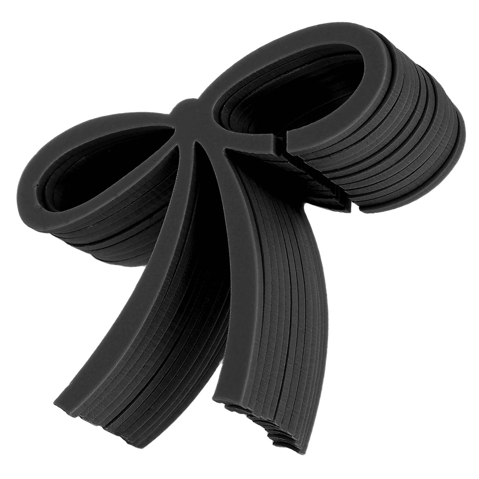 

12pcs Acrylic Bow Glass Markers Black Drink Tags Rings Decorations Tags for Birthday Wedding Party drink charms