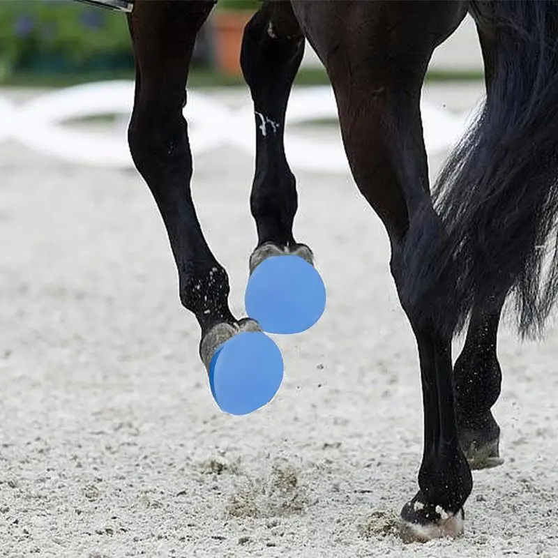 Botas de pezuña para caballos, botas de pezuña para caballos, almohadillas de goma para herraduras, cómodas, cuidado diario de pezuña para pies