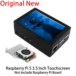 3.5 Inch Raspberry Pi 5 Touchscreen 320x480 TFT Display Run Raspbian Ubuntu Kali Linux System LCD With Case for Raspberry Pi 5