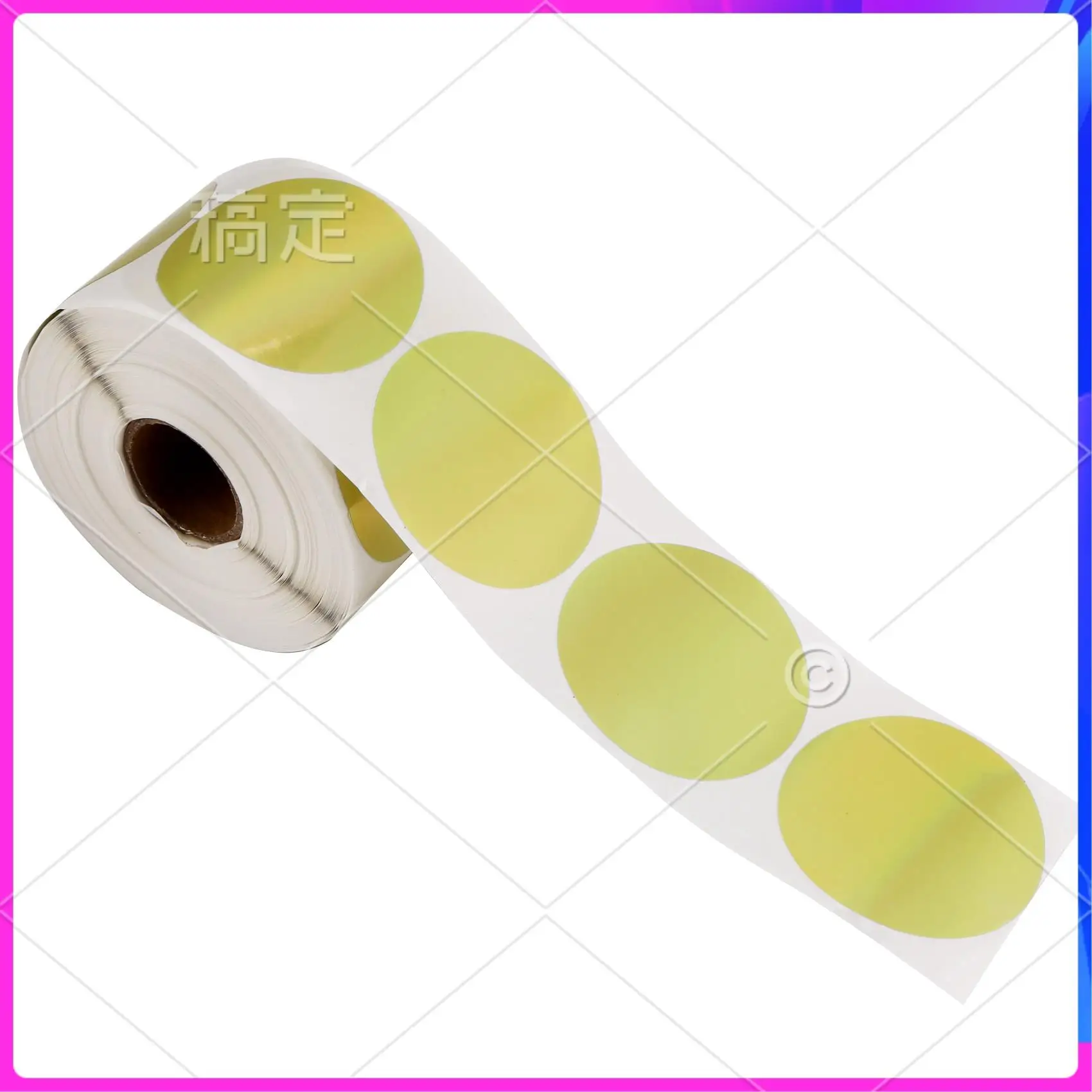 ABT-500 Pcs Gold Laser Stickers Label Printer Stickers Portable Printer Thermal Label Waterproof Stickers