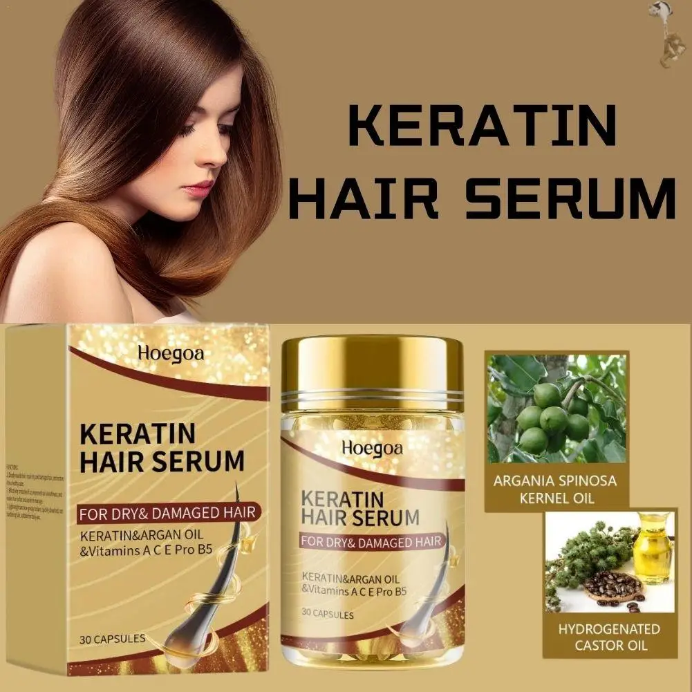 

Hair Vitamin Capsule Keratin Hair Mask Hair Treatment Oil Repair Dry Splitting Hair Care Products Nourishing Keratin Hair Oil