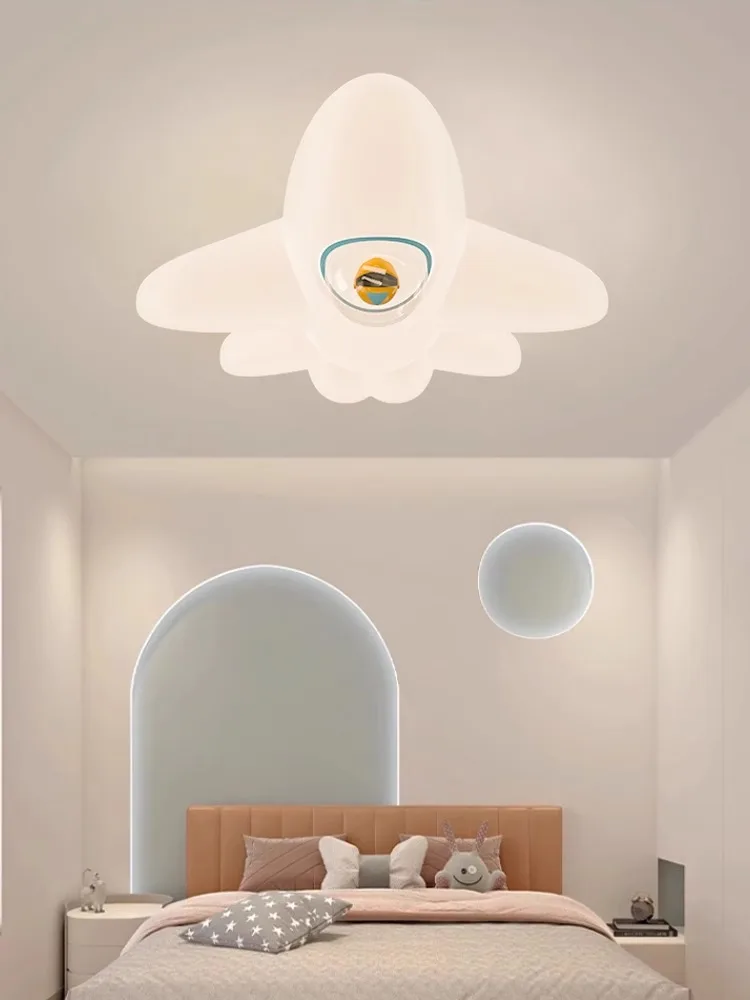 

Children's room ceiling light, bedroom airplane light, full-spectrum eye protection lamp, cream wind, cartoon boy and girl room