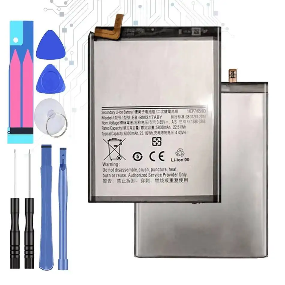 

Аккумулятор для мобильного телефона Nan EB-BM317ABY Хорошая низкотемпературная производительность для Samsung Galaxy M31S