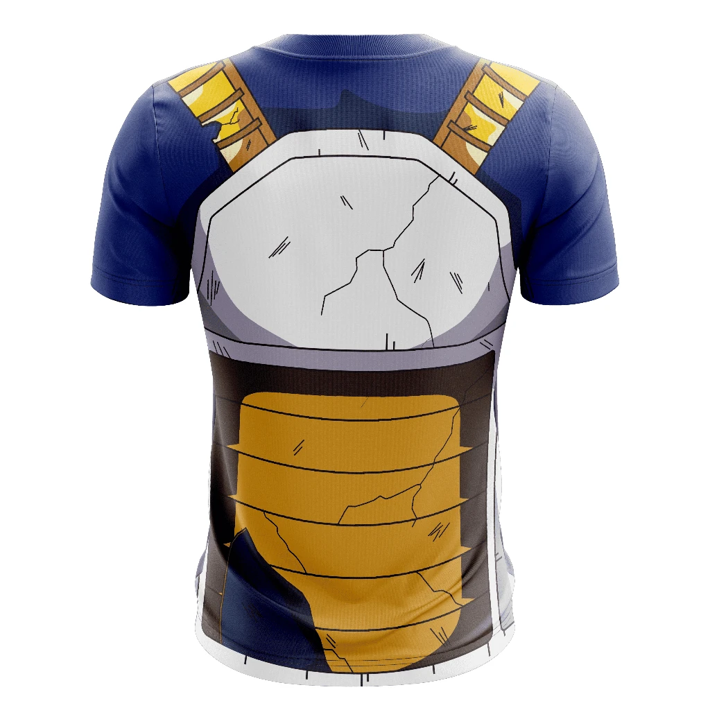 Classic Cartoon Anime Vegeta 3D Printed Pattern Kids Adult T-shirt Short Sleeve Daily Street Fashion Trendy Top