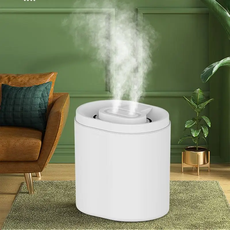 Large Room Humidifier 6L Aromatherapy Diffuser Silent Large Capacity Air Purifier Double Spray Nozzle Personal Humidifier With