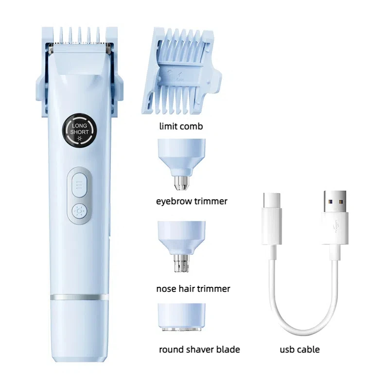 4 In 1 Double Head Design Electric Eyebrow Nose Trimming Mini Lady Shaver And Trimmer