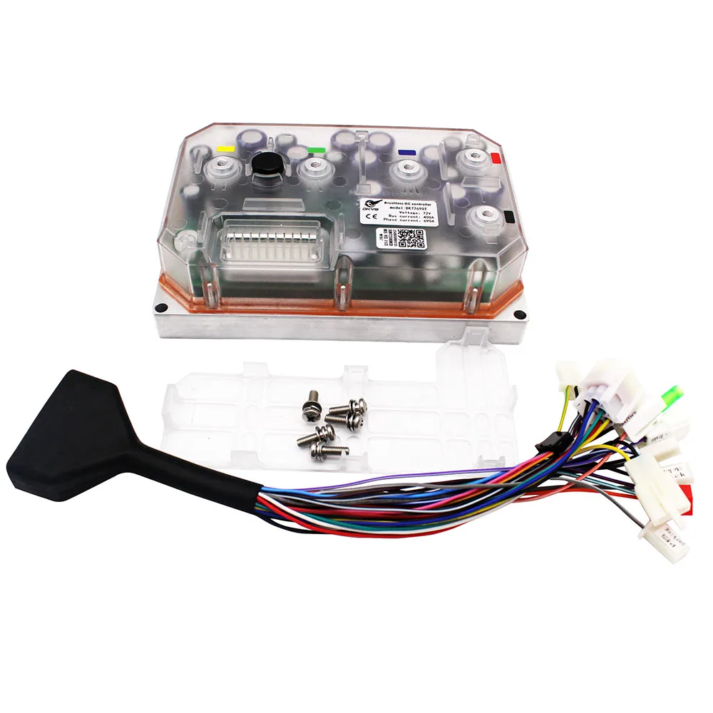 

DKYS Top Wide Electric Motorcycle DK72690T Vector FOC Motor Controller 72V400A Weak Magnetic Foreign Tradetransparent