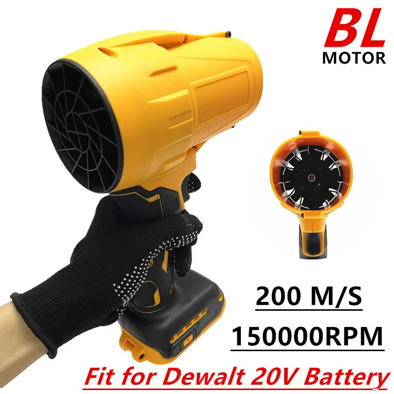 

Fit For Dewalt 20V Battery Brushless Electric Air Blower Cordless Jet Turbo Fan 200M/S Violent Fan High Speed Power Tools