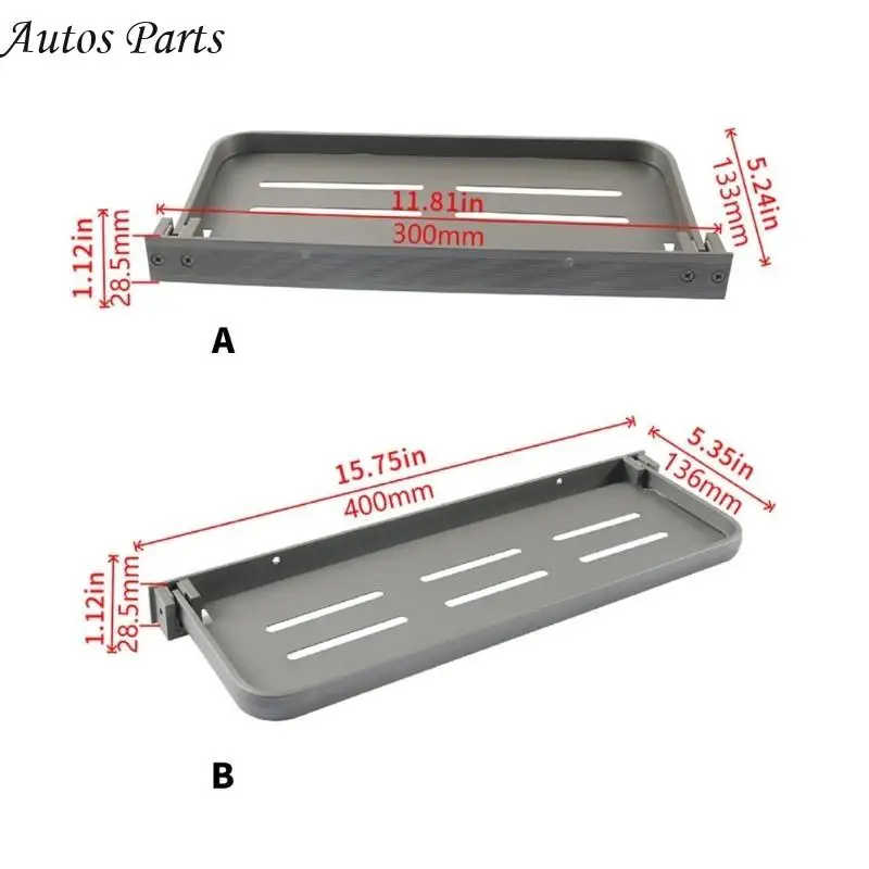 57BA أرفف توفير مساحة قابلة للطي للمنظمة الداخلية قابلة للطي أرفف الألومنيوم العائم على الرف رف رف رفس