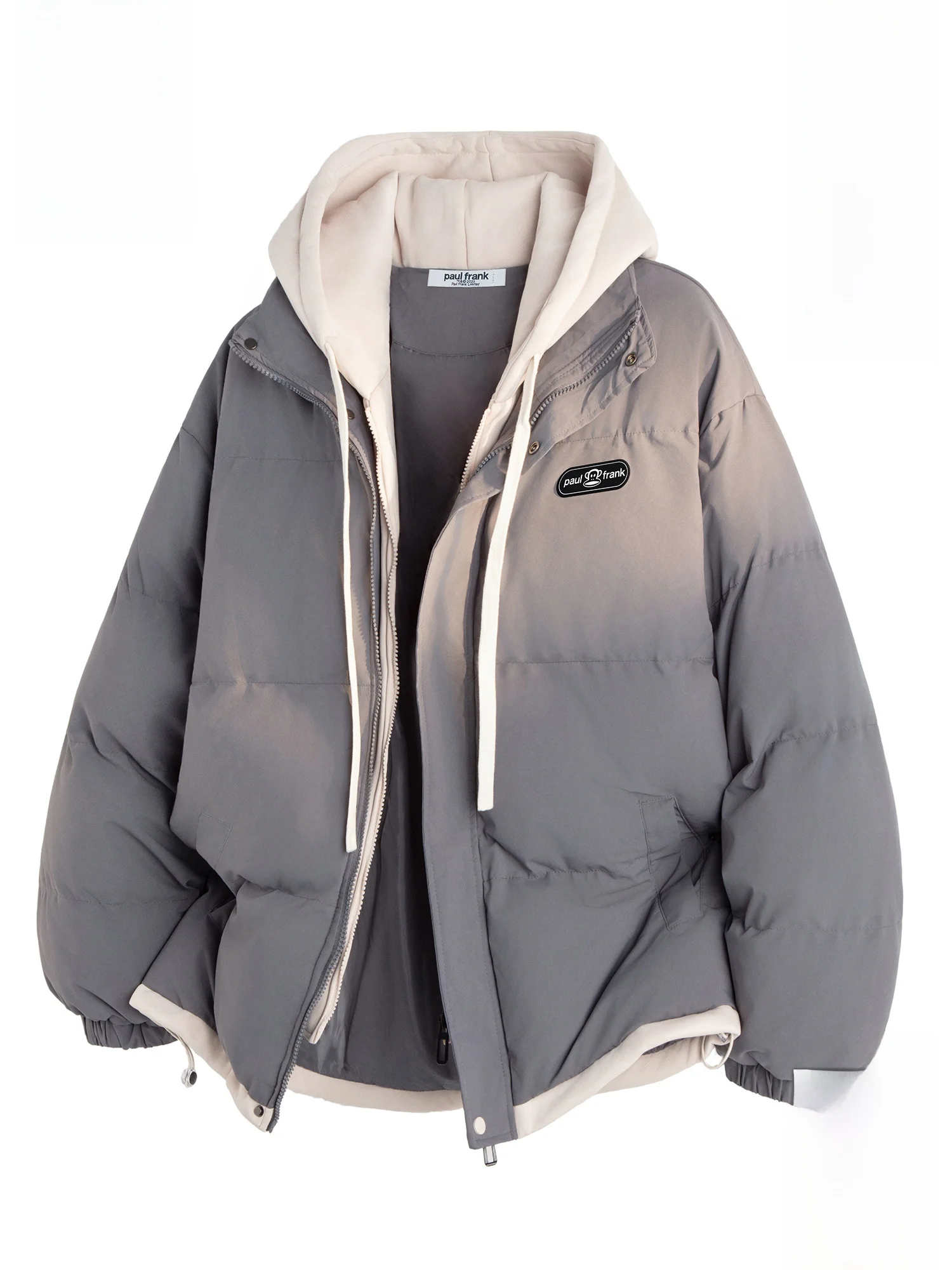 

Мужская повседневная хлопковая куртка в американском стиле, зимняя, модная, с капюшоном, на молнии, теплая, утолщенная, с длинными рукавами, стандартного кроя