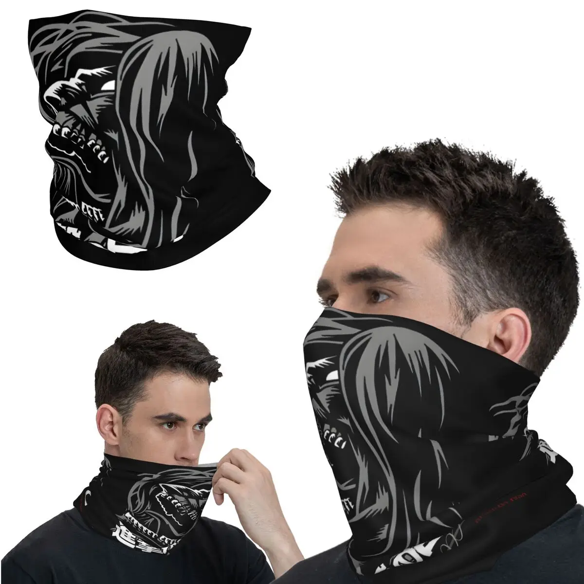 Eren's Titan Comes Bandana Neck Cover Motorcycle Club A-Attack on Titan Face Scarf Balaclava Cycling Unisex Adult Breathable