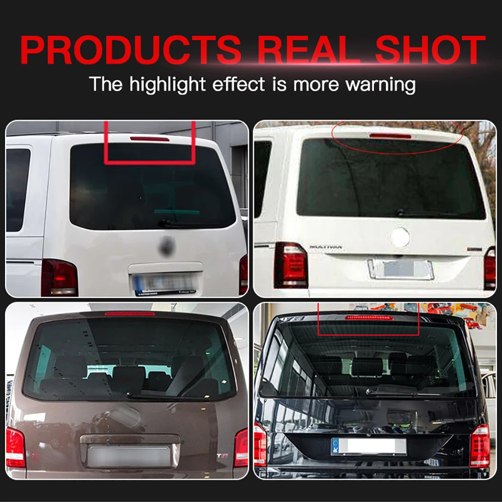 LED Geräucherte Heckklappe Bremsleuchte Für VW T5 Transporter 2003-2015 Hohe Licht Caravelle T5 Auto Styling High mount Bremsleuchte – Detail 1
