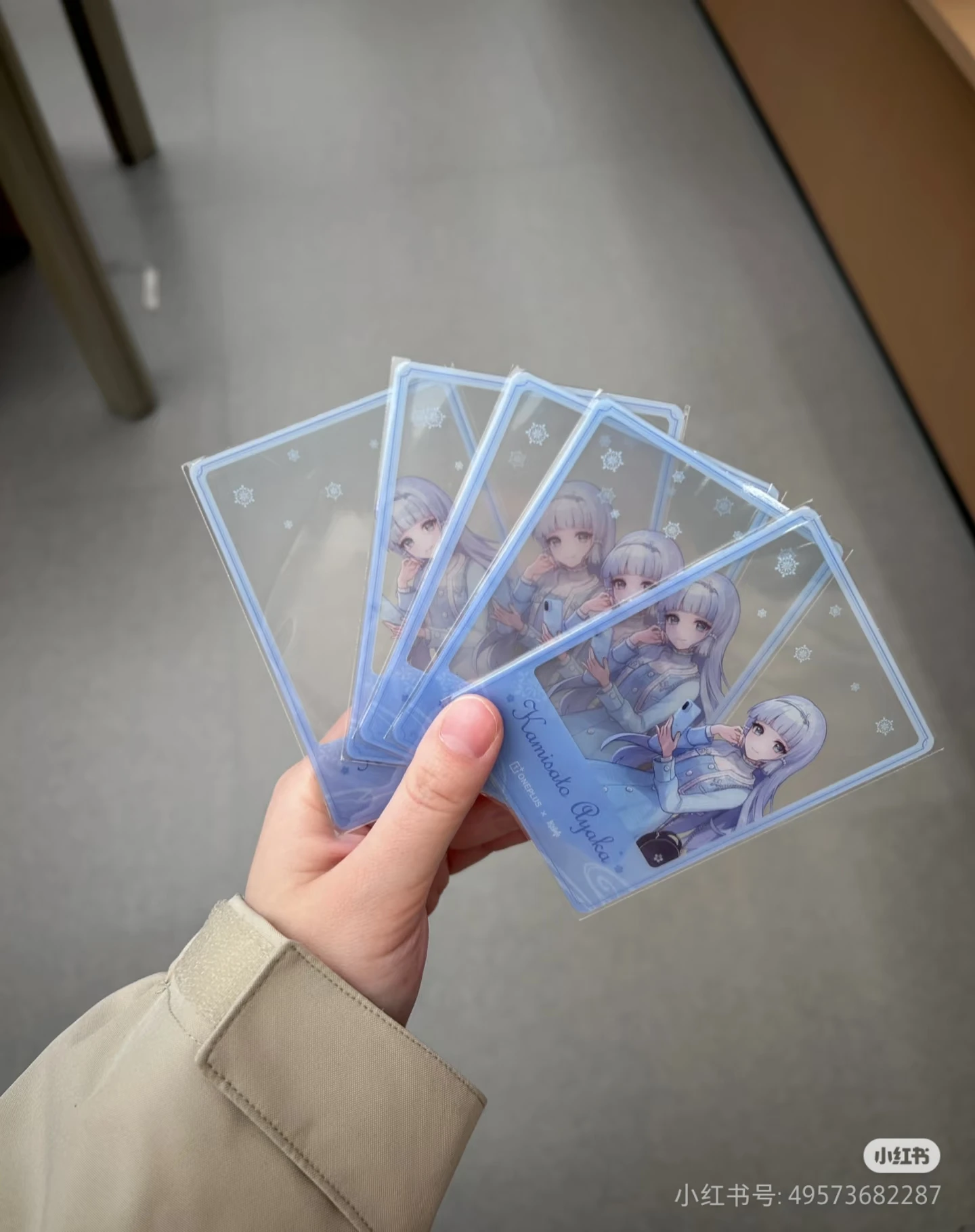 [Official Collab] OPPO ONEPLUS ACE 6T X Genshin Impact Kamisato Ayaka Card Bag Skirk Fan T-shirt Tartaglia Document Folder File - Detail 1
