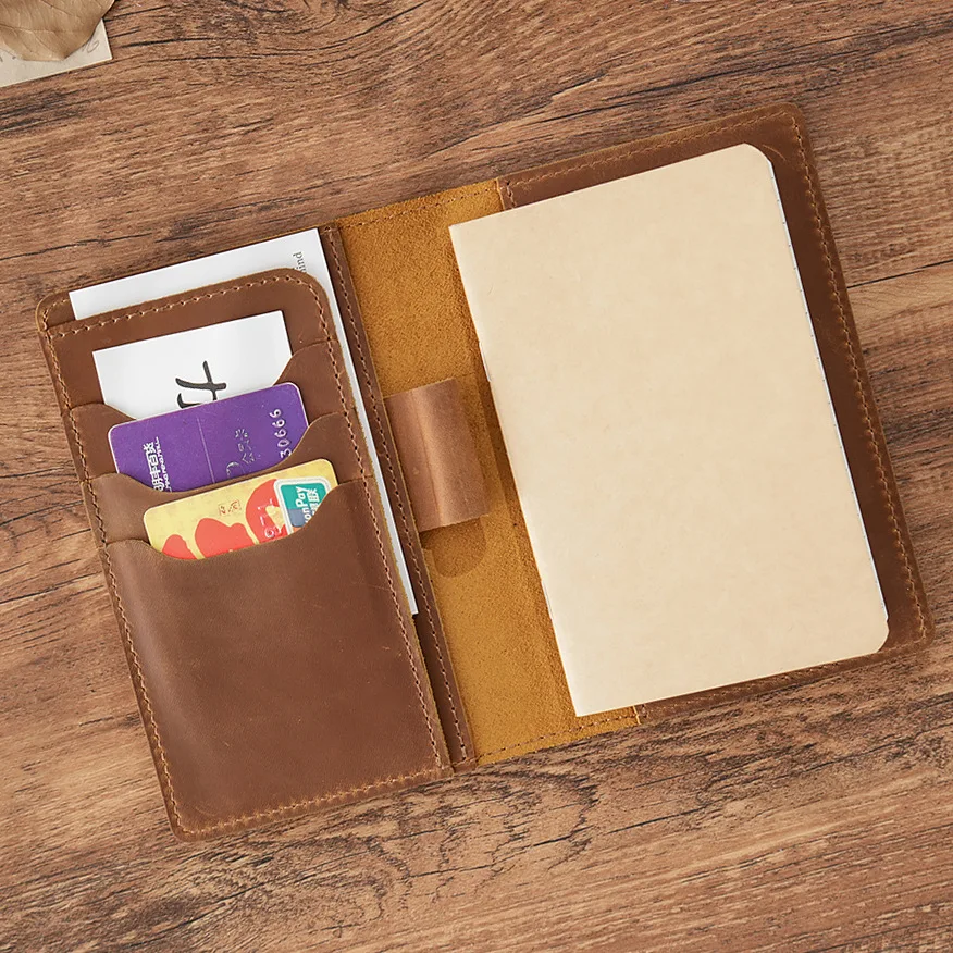 Genuine Leather Notebook Handmade DIY Note Book Retro Durable Planner