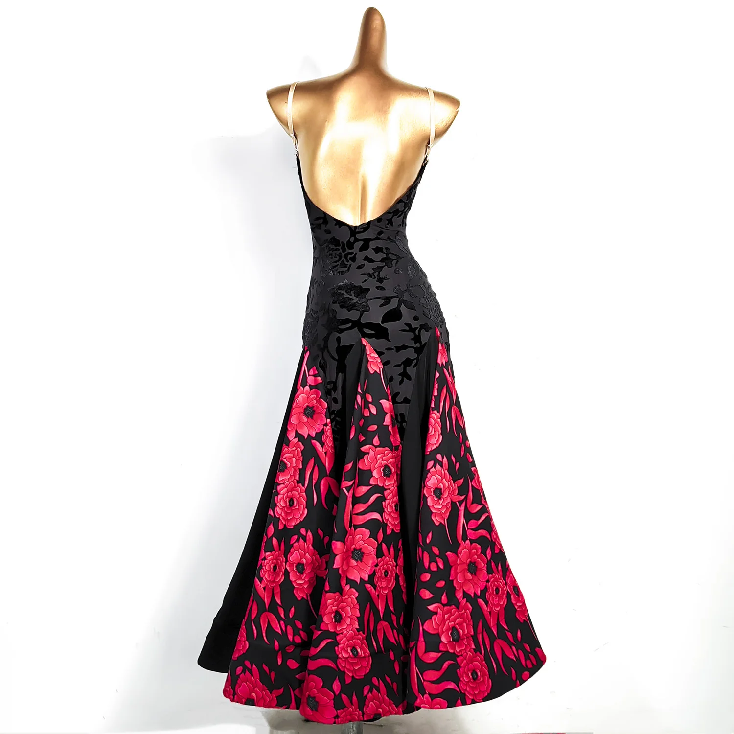 Vestidos de salón a medida, competición estándar, vestido de baile de vals moderno, trajes, traje de baile, traje de escenario, ropa de Flamenco 1462