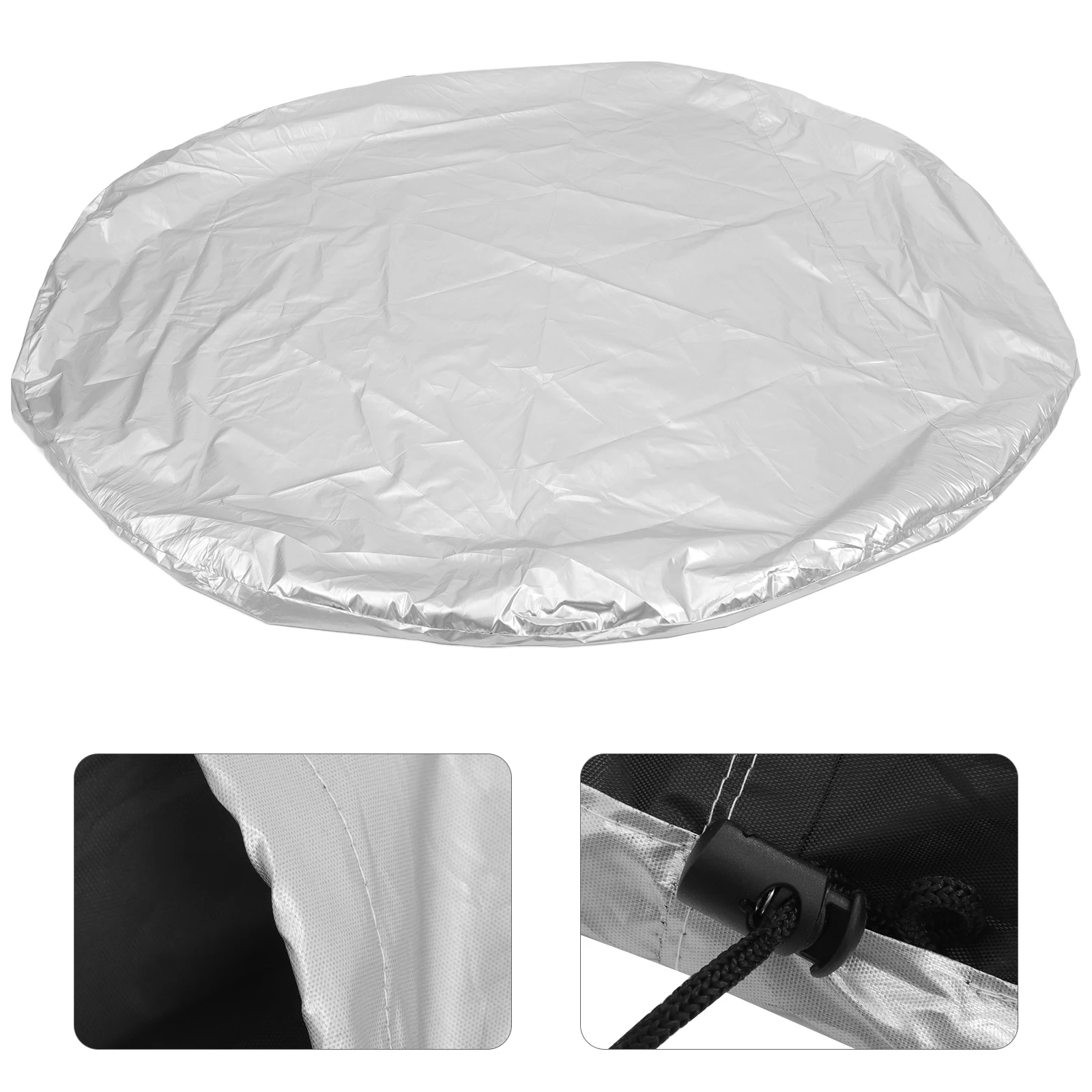 

Universal Fit Waterproof Pool For Inflatable Garden Swimming Pools Reusable Insulated Protector Cap Small Bath Cover Foldable