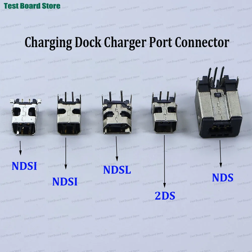 2/5/10Pcs Power Jack Socket For 2DS NDSI NDSL Charging Dock Charger Port Connector Replacement Part - Detail 1