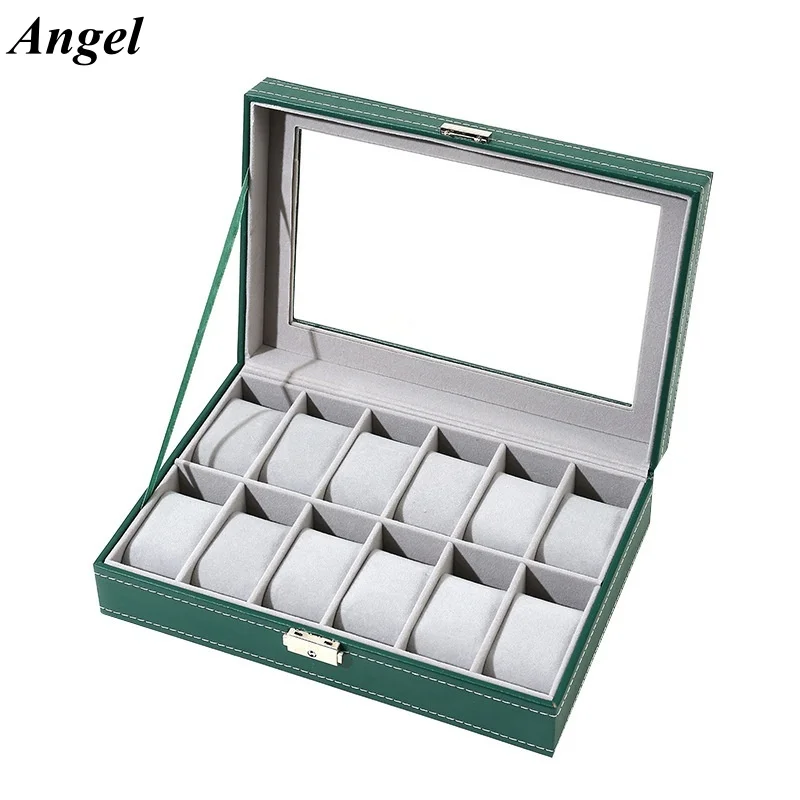 

Коробка для часов, дорожный чехол на молнии, роскошная коробка для хранения часов из искусственной кожи, держатель для коллекции ювелирных изделий, органайзер для мужчин и женщин