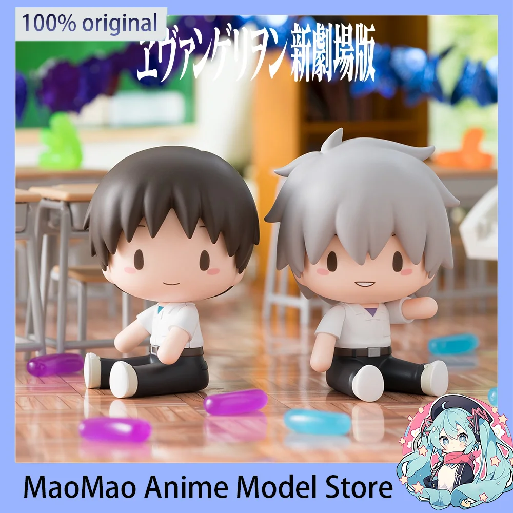 

Original S-FIRE Fuwa Petit Q-version Doll Nagisa Kaworu Ikari Shinji 8CM Anime Figure (Rebuild of Evangelion) Collectible Model