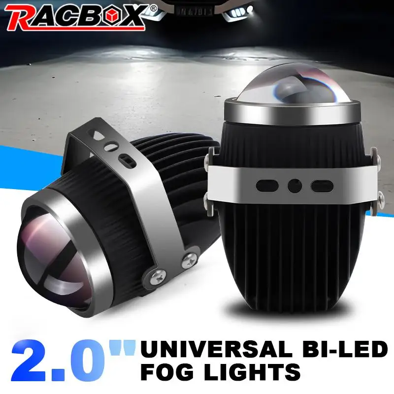 Mini 2 inch Bi-led Fog Light PTF Projector Lens For Toyota Corolla Cross/Hilux Revo/Prius/Altis/Honda Accord/Civic/Elantra/Kia