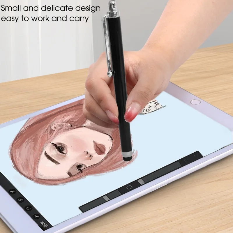 Universal Conductive Silicon Head Touch Capacitive Stylus Pen Touch Screen Pencil for Apple iPhone iPad Samsung Tablet Pens