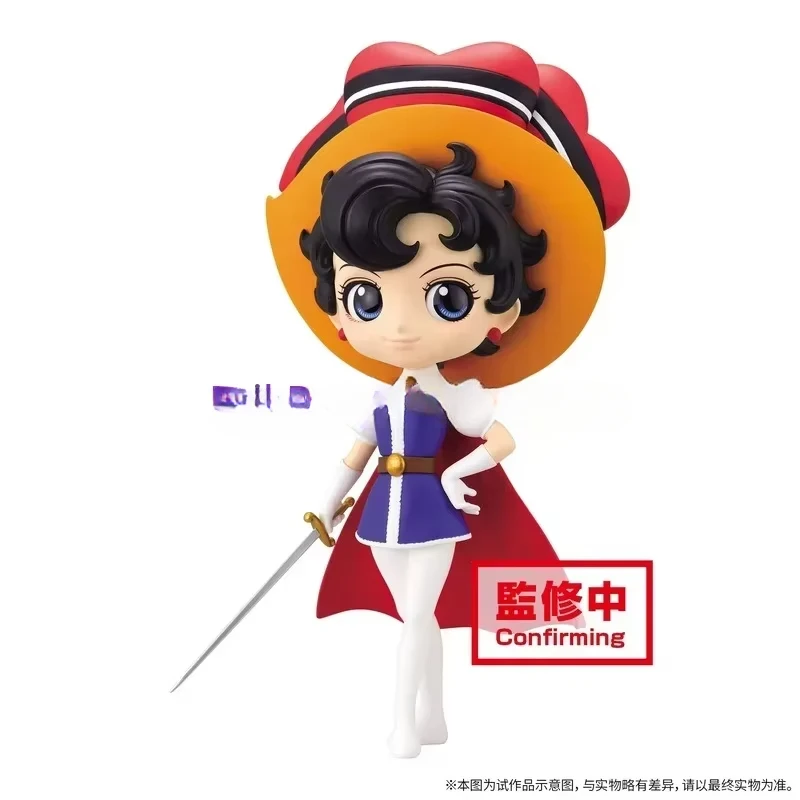 In Stock Original BANPRESTO Q Posket Princess Sapphire Knight PVC Action Figure Model Doll Gift 13cm Collectible Gift
