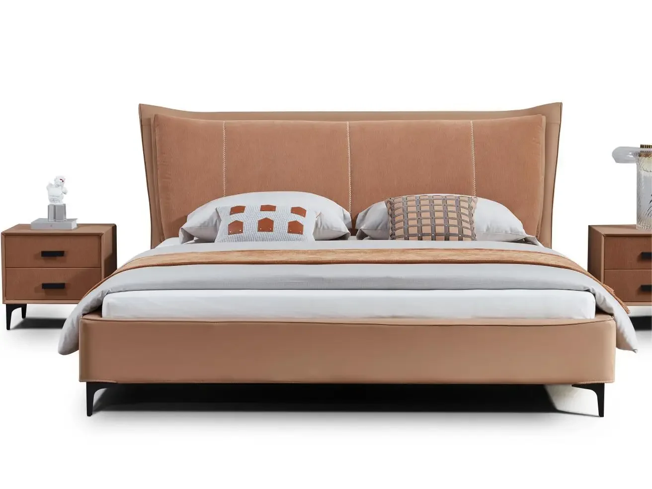 

A king Size Bed Headboard Soft Bed Bed for Bedroom