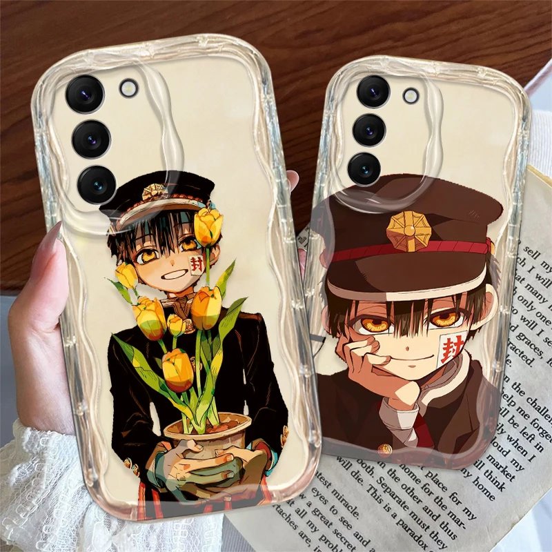 Toilet Bound Hanako Kun Cover For S21 S23 S24 Ultra Plus FE A55 A35 A25 A05S A54 A53 A52 A33 A32 Wave Oil Phone Case