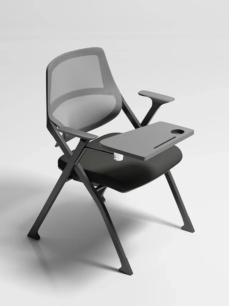 Folding training chair with table board, table and chair integrated with writing board, training folding conference chair