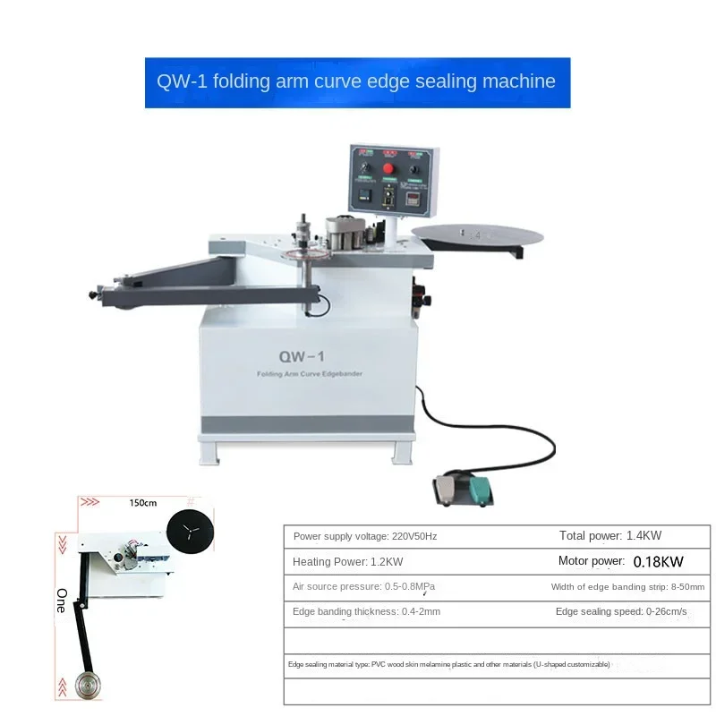 Automatic Curve Edge Banding Machine Profile Edge Banding ree Board Ecological Board Edge Banding Machine Stack Arm Profile