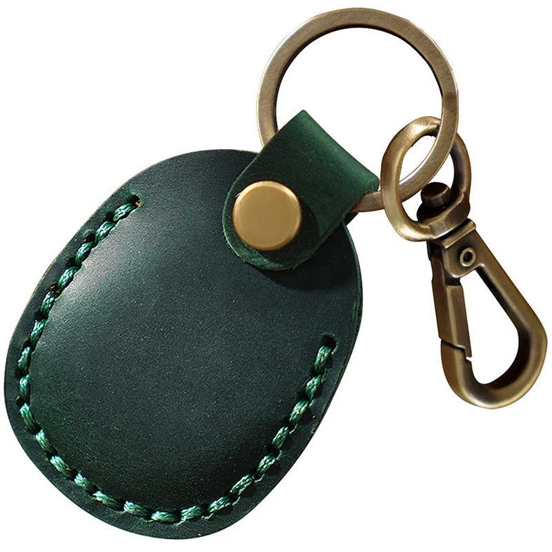 Suitable For AirTag Leather Keychain CaseAirtag Locator Holster PU Access Card Case