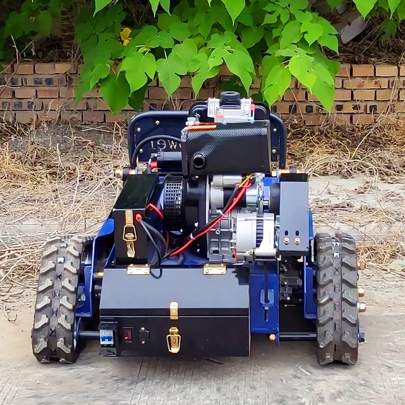 Customized 1000mm Remote Controlled Robot Lawnmower Self-Mowing Grass Cutter Sequential And Zero-Turn for Efficient Lawn Care