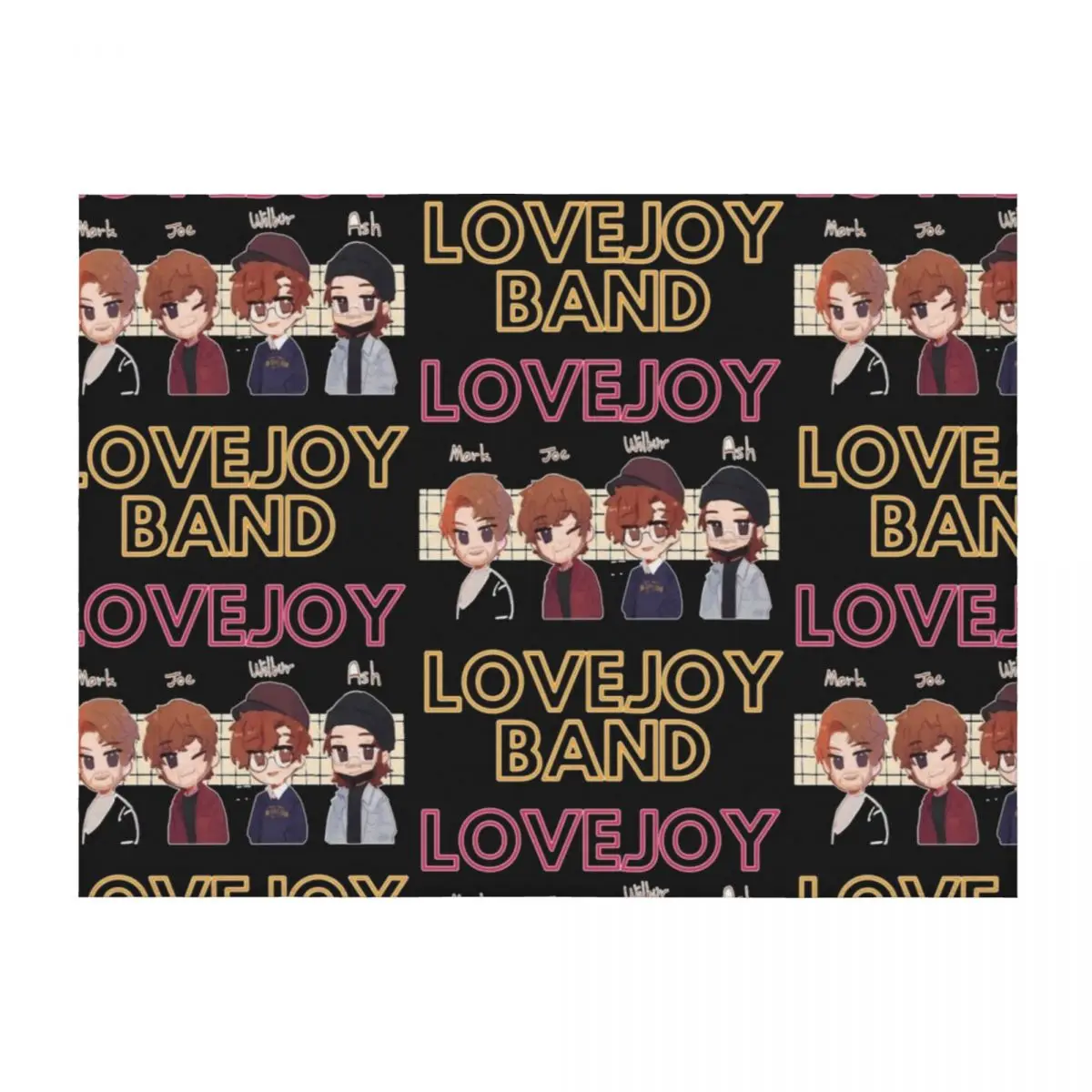 

lovejoy band tshirt - lovejoy poster - lovejoy sticker -lovejoy tshirt Throw Blanket Sofa Quilt Flannel Kid'S Blankets