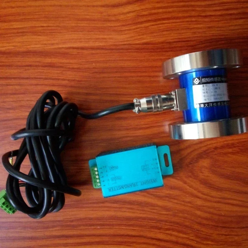 

Static Flange Torque Sensor Torque Tester Load Cell Rotary Sensor With The Convertor Module For 0-10v /0-5V /4-20mA Output