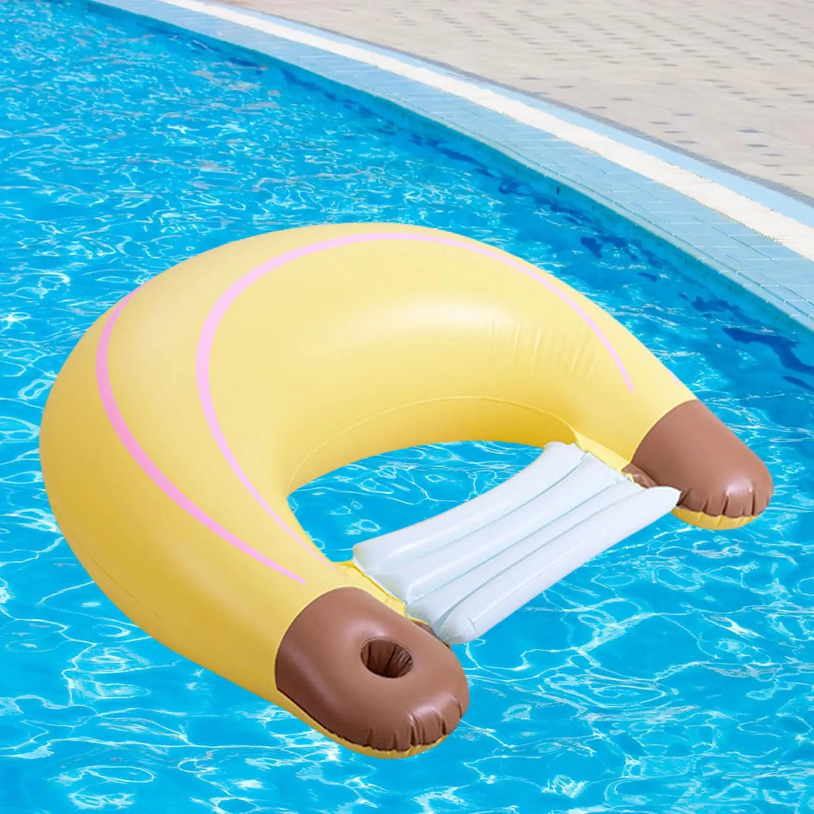 

Inflatable Pool Hammock Multifunction Pool Lounge Chair PVC Inflatable Water Float for Beach Parties Practice Summer Vacation
