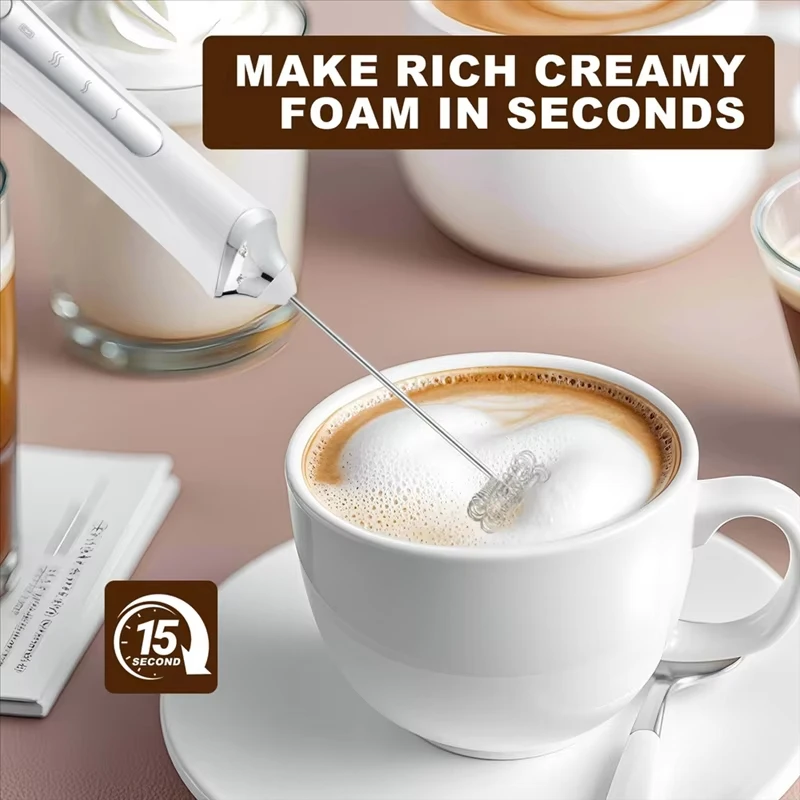 電動卵泡立て器、ハンドヘルド飲料コーヒーマシン、ミルク泡立て器、3段階速度調整ケーキクリームメーカー、家庭用キッチンフードミキサー