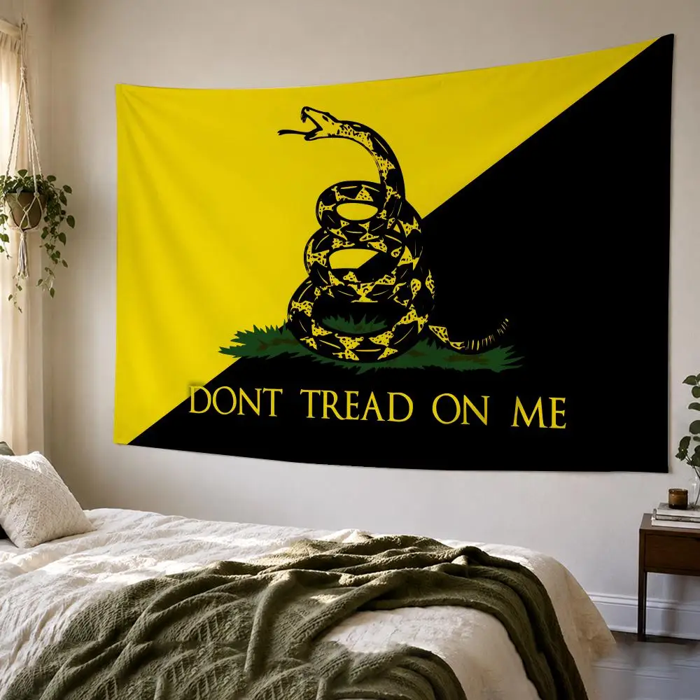 A-Anarcho Capitalism Black Yellow Tapestry Bedroom Living Room Bar Party House Home Dorm Interior Wall Decor Background Banner