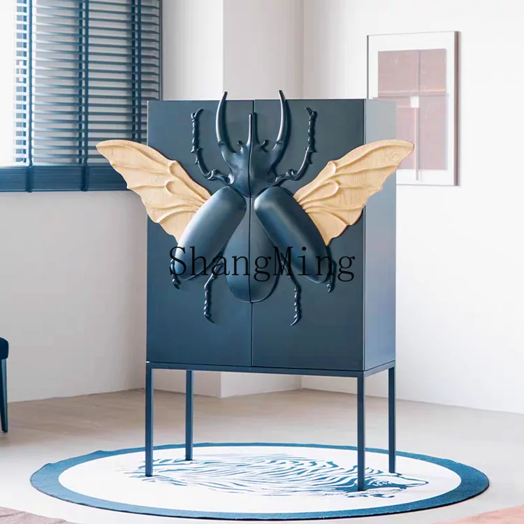 ZYH light luxury decorative locker creative entrance corridor entrance cabinet high-end bucket cabinet