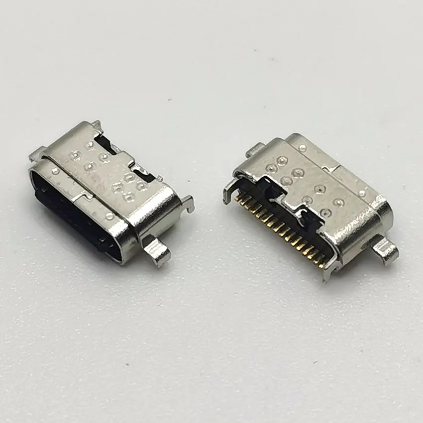 2 pçs tipo c para lenovo tab p10 TB-X705F asus zenfone 6 2019 zs630kl i01wd zenfone6 porta de carregamento plug carregador usb doca conector