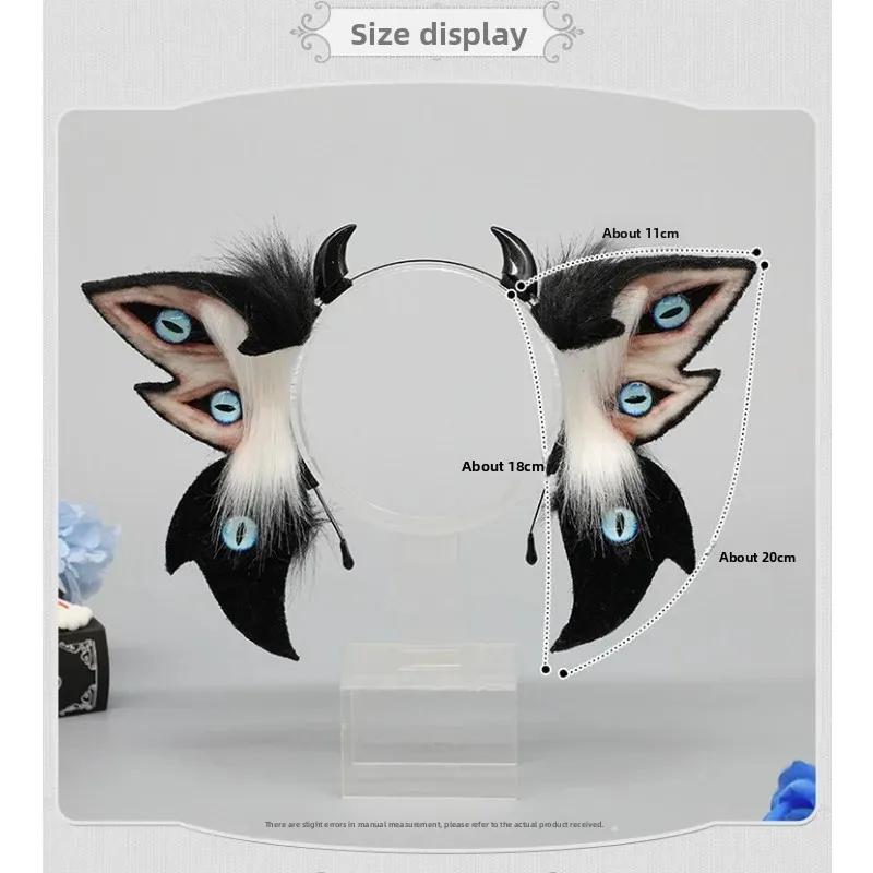 Cartoon Plush Animal Ears Headband Costume Headpieces Hair Decoration Cosplay Accessory for Women and Girls