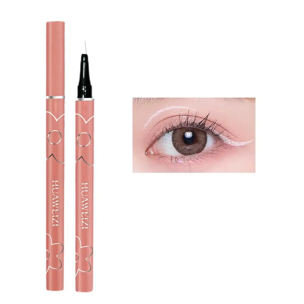 Ultra Fijne Vloeibare Eyeliner Zweetbestendig Sneldrogende Lange Make-Up Voering Cosmetica Blijvende Oog Matte Oog Pen Vloeistof B9z2