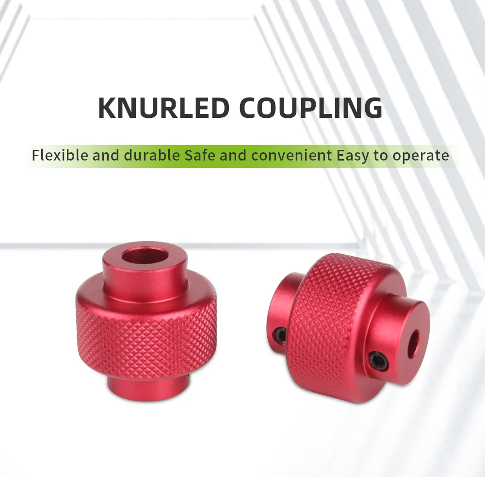 Lerdge D22L25 Flexible Kunrled Coupling Red Aluminium Z axis screw coupling 3D Printer parts