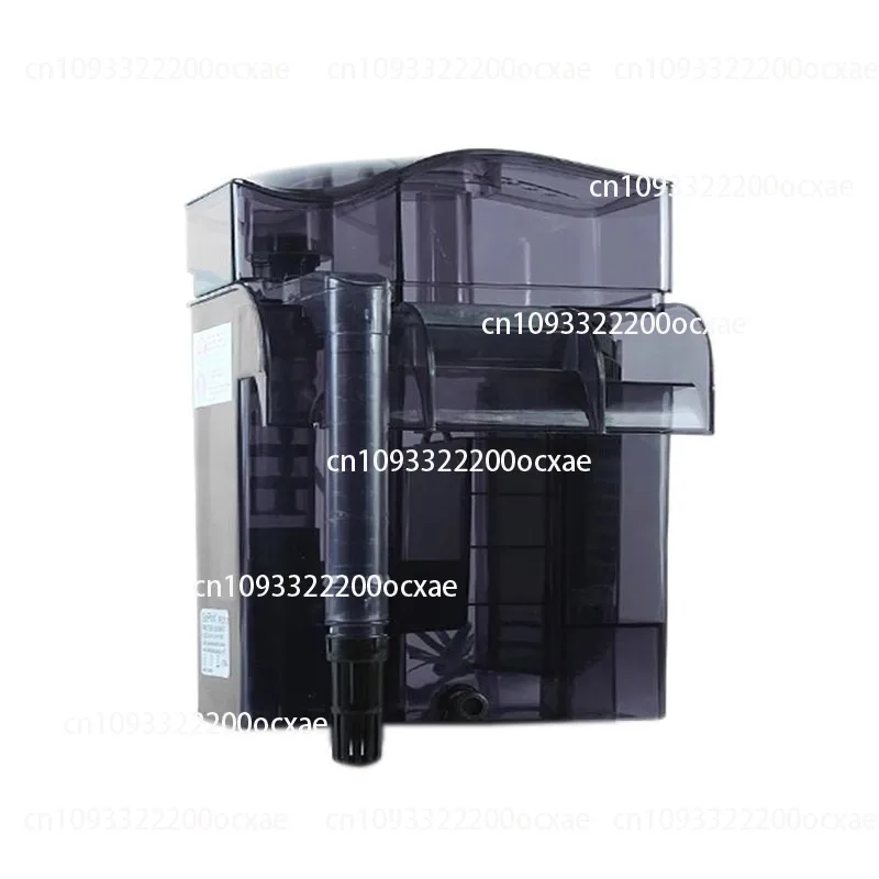 

Seawater desalination device, external waterfall for fish tanks, protein skimmer, external