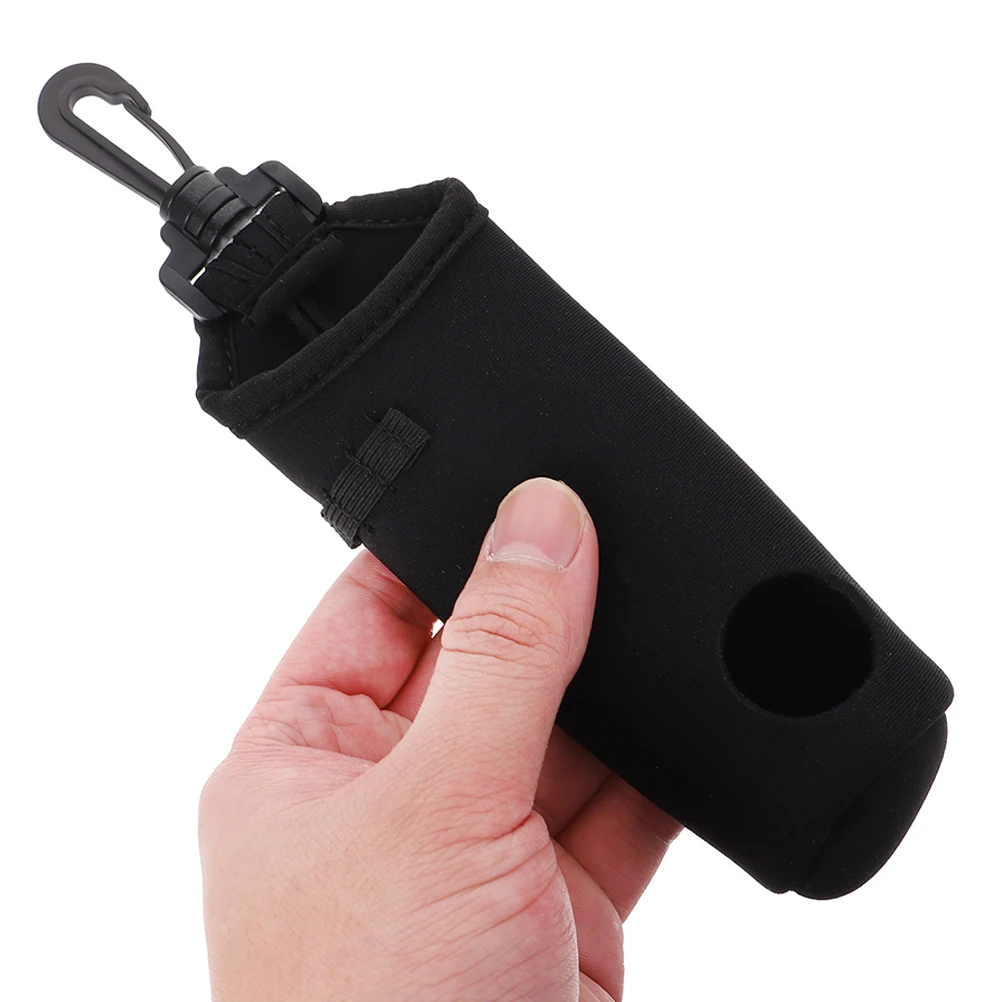

2Pcs Golf Ball Holder Portable Durable Neoprene Ball Pouch Golf Tee Storage Bag Hook Keychain Golfball Holder Tee Bag